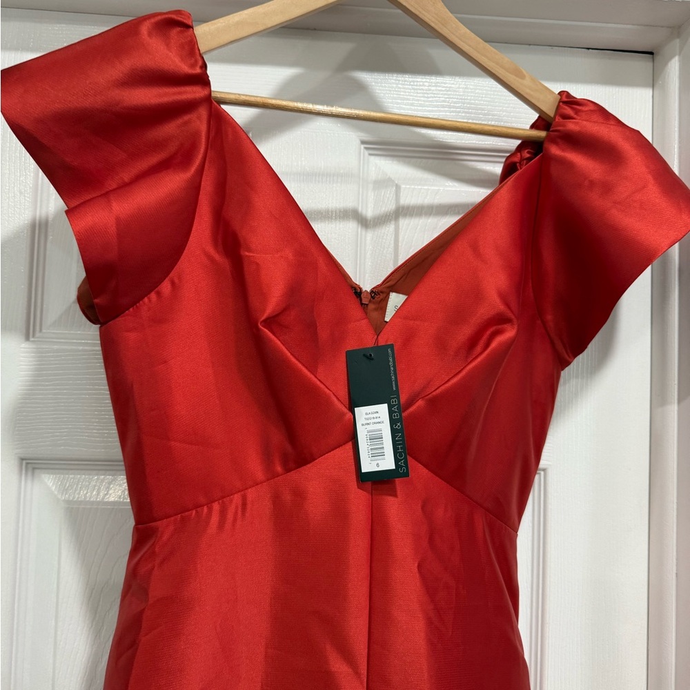 Sachin + Babi Vibrant Red Maxi Dress - Picture 6 of 13